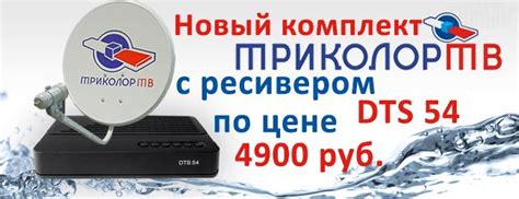 * Цена указана для комплекта с ресивером DTS-54/54L с подключенной ...