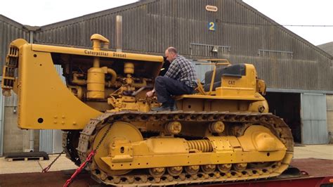 Massive Cat Caterpillar Diesel Engine Start Up Youtube