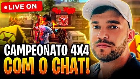 XTREINO DO CHAT SALA PREMIADA FREE FIRE AO VIVO YouTube