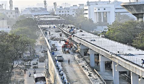 Hyderabad Works On Indira Park Vst Elevated Corridor At Brisk Pace