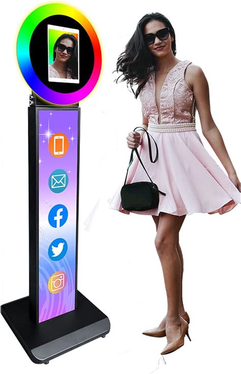 hitugu portable ipad photo booth metal shell selfie photobooth machine