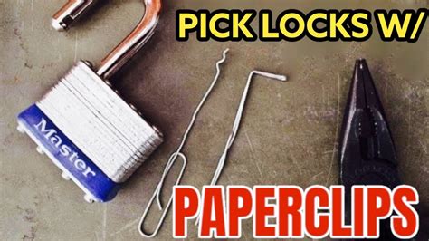 how to pick a cabinet lock with paper clip | www.stkittsvilla.com