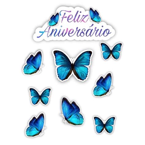 Topo De Bolo Borboletas Mariposa Azul Tatuaje Mariposa Azul The Best