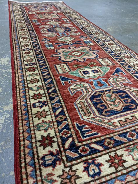 Kazak Style Afghani Runner Jahann Sons