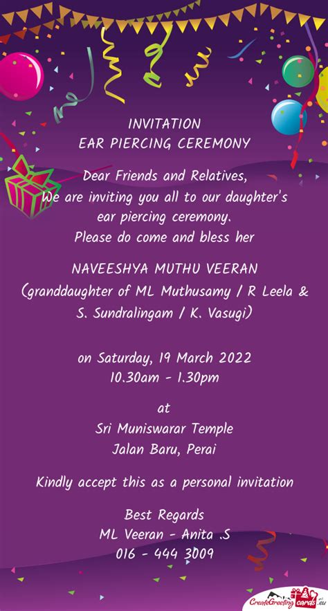 We Are Inviting You All To Our Daughter S Free Cards