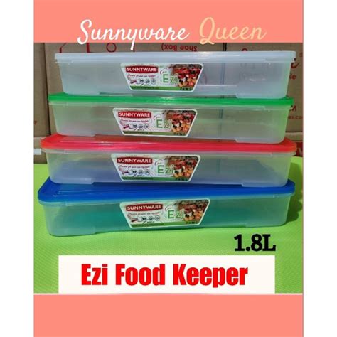 Sunnyware Rectangular Ezi Food Keeper Liters Shopee Philippines