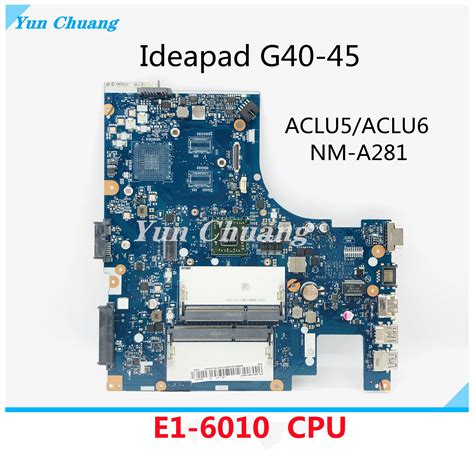 ACLU5 ACLU6 NM A281 5B20F77268 placa base para portátil Lenovo G40 45