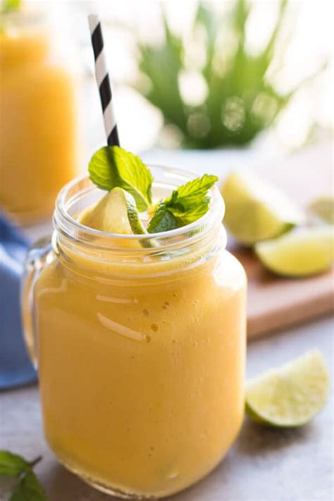 Banana Mango Smoothie 100 Fruit Without Yogurt