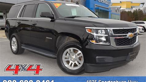 U7398 2016 Chevrolet Tahoe Lt 4x4 Black Youtube