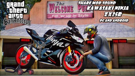 Share Sound Kawasaki Ninja Zx R Gta Sa Pc And Android Youtube