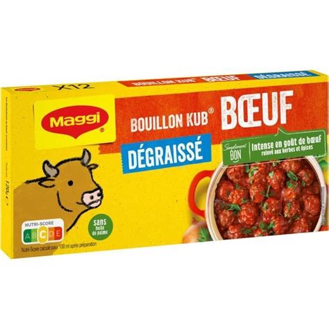 Lot De Maggi Bouillon Kub B Uf D Graiss Bouillons Boite De