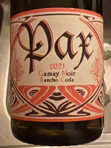 Pax Rancho Coda Gamay Noir Vivino US