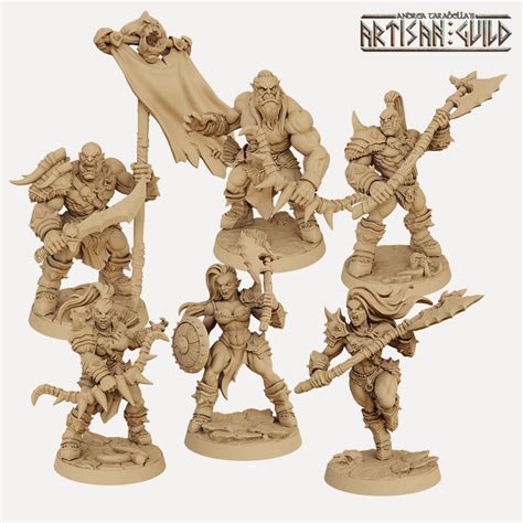 Orc Barbarians By Artisan Guild Empire Of Minis