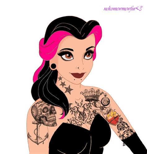 Disney Punk Princess Drawings