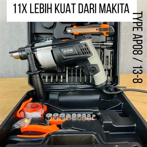 Jual Mesin Bor Listrik 13mm Makita Hp1630 Garansi Resmi Beton Besi