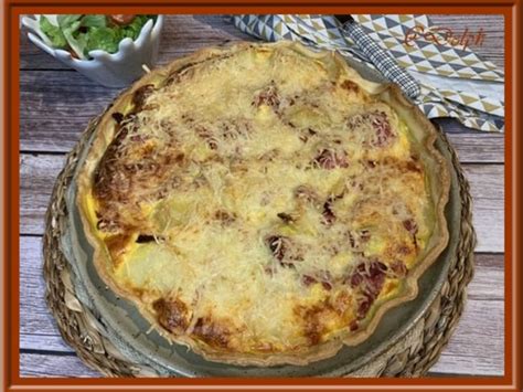 Tarte Sal E Aux Pommes De Terre Et Bacon Recette Par Oh La Gourmande