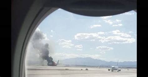 Vidéo Un avion prend feu à l aéroport de Las Vegas