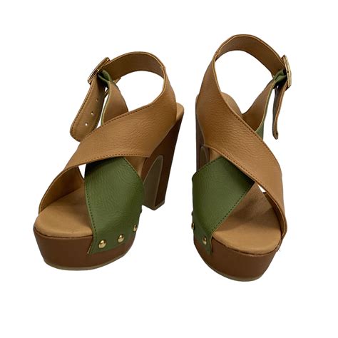 Zapatilla Cruzada Verde Nude Karma Love