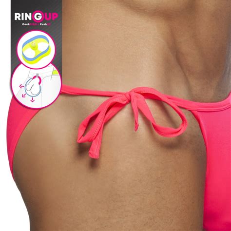 Addicted RING UP SWIM BIKINI ADS246 C 34 Bright Pink Masculo Addicted
