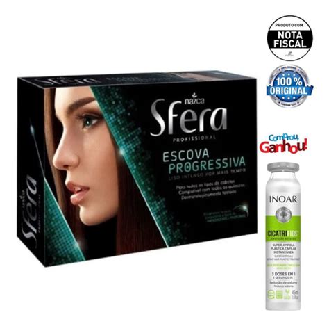 Kit Escova Progressiva Sfera Linha Profissional Parcelamento Sem Juros