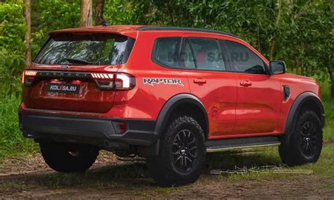 Ford Everest Raptor imagined through a beefy rendering