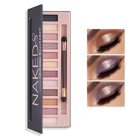 Amazon Lzylls Shades Nude Matte Eyeshadow Palette Shimmer Naked Eyeshadow Palette Eye