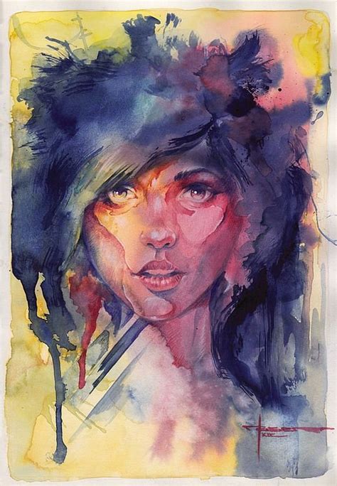 Beautiful Watercolor Paintings By Mekhz Cruzine Painting