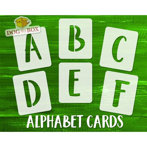 Alphabet stencils font n.15 - Uppercase. Individual letters A to Z ...