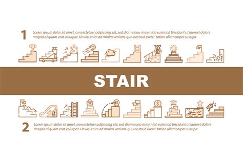 Stair And Achievement Landing Header Vector By Sevector Thehungryjpeg