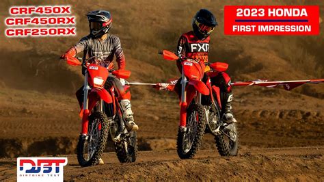 Quick 2023 Honda Off Road Bikes Riding Impressions CRF450X CRF450RX