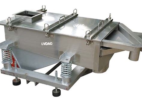 02×2kw Vibrating Sieve Machine Upside Outlet Height 740mm For Plastic