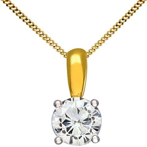 Sparkld Ct Yellow Gold Ij I Certified Round Brilliant Ct Diamond