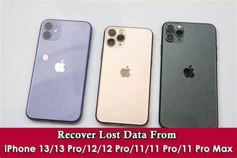 6 Ways How To Recover Data From IPhone 13 13 Pro 12 12 Pro 11 11 Pro