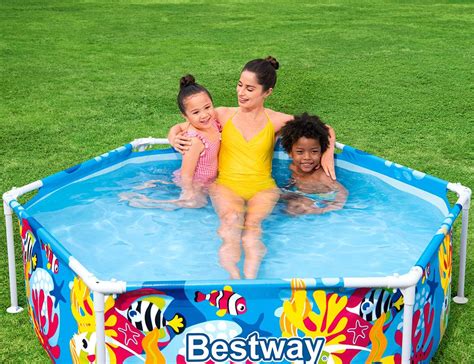 Каркасный бассейн 5618T Bestway SPLASH-IN-SHADE PLAY POOL, 183х51см ...
