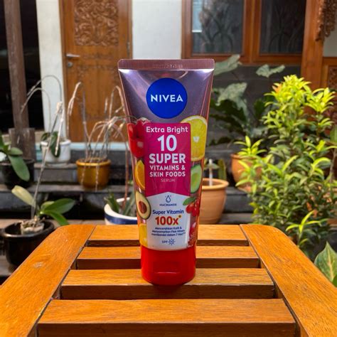 Jual Nivea Extra Bright Super Vitamins Skin Foods Serum Ml