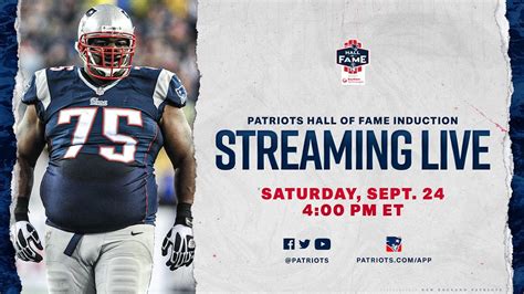 Live Vince Wilfork Patriots Hall Of Fame Induction Ceremony Youtube