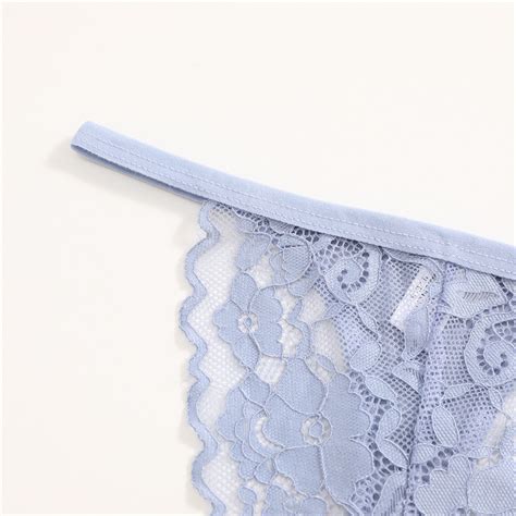 FINETOO Lace Thong For Women Seamless Lingerie Ice Silk Underwear T Back Panty Shopee Philippines