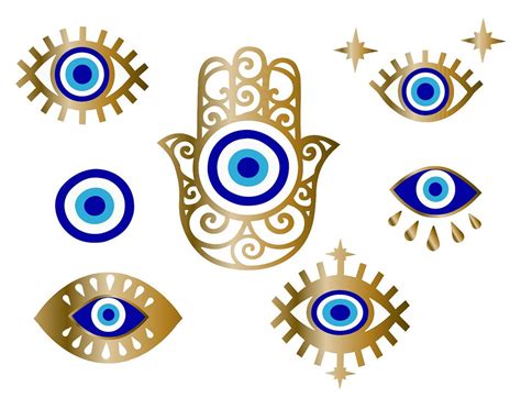 Evil Eye Svg Bundle Png Dxf Humsa Svg Cut Files Turkish Eye Svg Evil