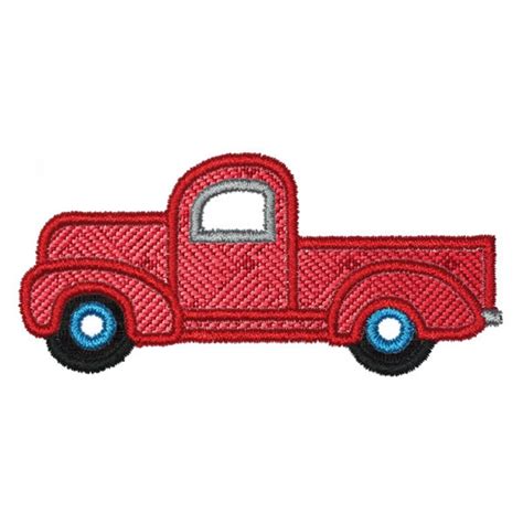 Vintage Truck Applique Embroidery Design Instant Download Etsy