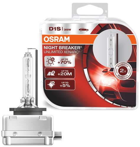 OSRAM Night Breaker Unlimited XENARC D1S Duo Box AD Tuning