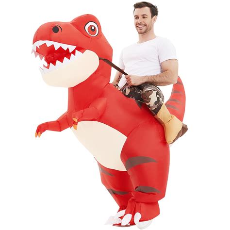 Comin Inflatable Dinosaur Costume For Adults Ride On Dino Costume Blow