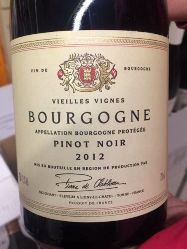 Pierre De Chabliseau Vieilles Vignes Bourgogne Pinot Noir Vivino Us