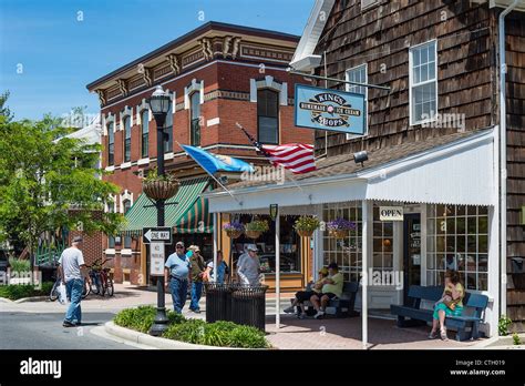 Quaint historic town of Lewes, Delaware, USA Stock Photo - Alamy