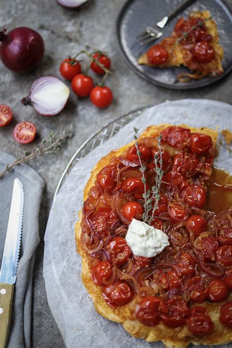 Tomaten Tarte Tatin Met Rode Ui Eefsfood