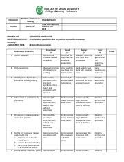 Rubrics Leopolds Maneuver Docx Our Lady Of Fatima University College