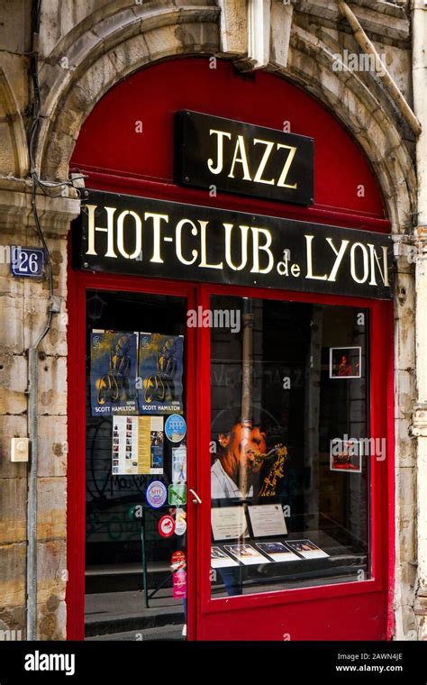 Hot Club Jazz Club Lyon France Stock Photo Alamy