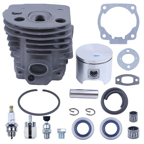 Bore 46mm Cylinder Piston Gasket Kit For Husqvarna 50 55 51 55 Rancher Chainsaw Ebay