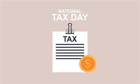 Tax Day Vector Tax Day Flat National Tax Day 6653798 Vector Art At Vecteezy