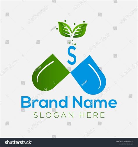 Abstract S Letter Modern Initial Medical Stock Vector Royalty Free