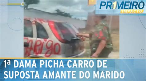 Primeira Dama De Cidade No Pe Picha Carro De Suposta Amante Do Marido